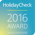 Holidaycheck Award 2016 Holidaycheck Award 2016