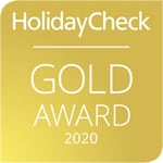 Holidaycheck Gold Award 2020 Holidaycheck Gold Award 2020