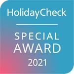 Holidaycheck Special Award 2021 Holidaycheck Special Award 2021