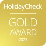 Holidaycheck Gold Award 2023 Holidaycheck Gold Award 2023