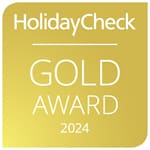 Holidaycheck Gold Award 2024 Holidaycheck Gold Award 2024