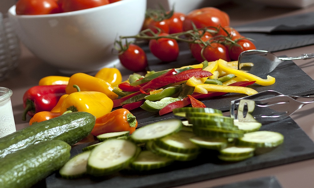 Health - Gesundheit mit Gemüse im Hotel Natürlich in Fiss, Tirol.