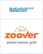 Zoover Award Gold 2012 Zoover Award Gold 2012