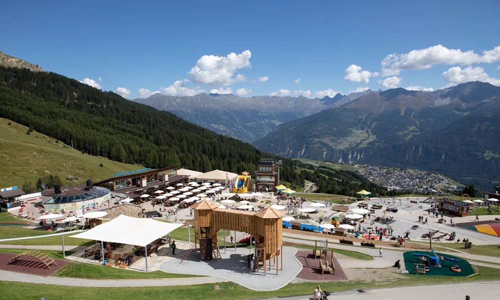 Sommerregion Serfaus-Fiss-Ladis. Sommerfunpark auf der Möseralm in Fiss. Summerregion - Zomerregio