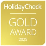 Holidaycheck Gold Award 2025 Holidaycheck Gold Award 2025