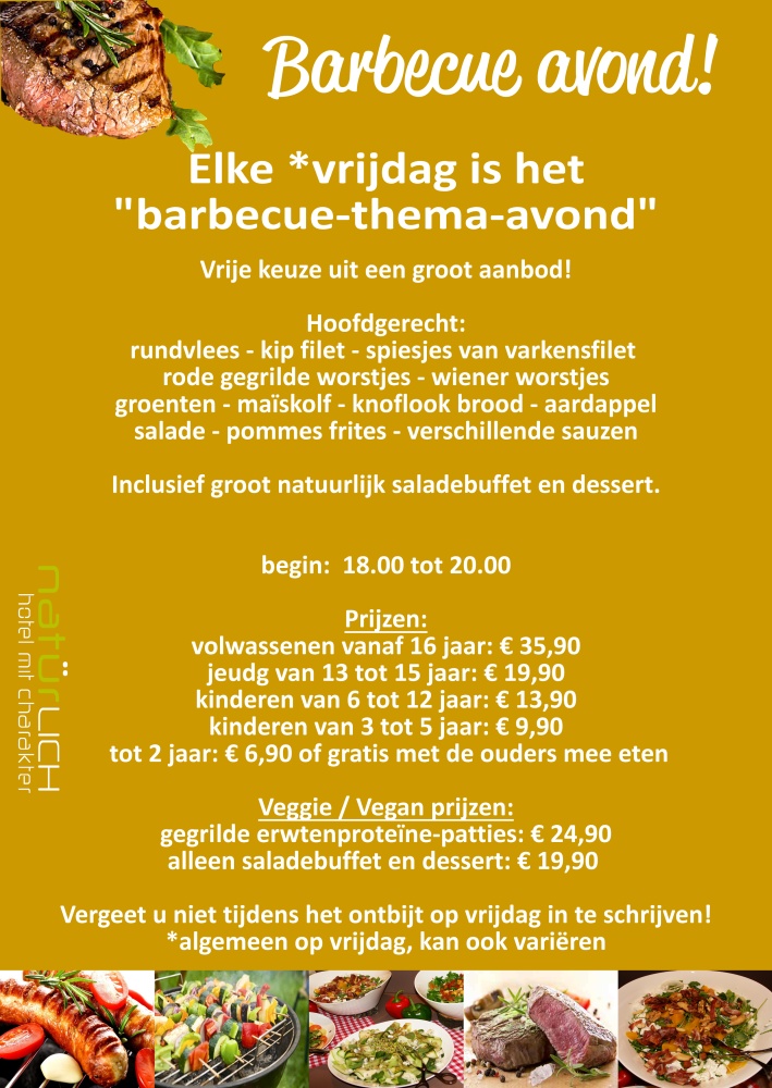 BBQ thema avond in Hotel Natürlich in Fiss, Tirol.BBC thema avond in Hotel Natürlich in Fiss, Tirol.